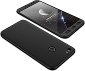 360 full body case voor Xiaomi Redmi Note 5A - prime black