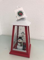 Kerst lantaarn ( op batterijen ) - 1 stuk