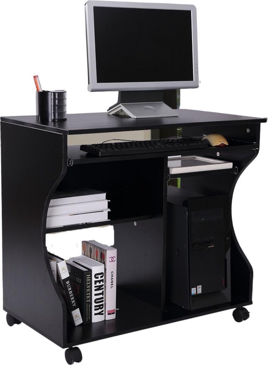 Mini bureau mobile 70x50cm, joli bureau d'ordinateur, combinaison