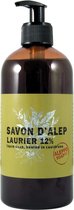 Aleppo Soap Co - Vloeibare Aleppozeep 12% Laurier 500ml & 1L - voordeelbundel
