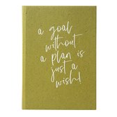 GOLDBUCH GOL-64108 A5 bulletjournal GREEN VIBES als notitieboek