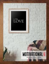Black and White Motivational Quotes: 25 Interior Design Home Decor Wall Art Prints (Frame Size