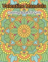 Valentine Mandala Coloring Book For Girls