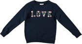 Name it donkerblauwe meisjes sweater - Maat 164