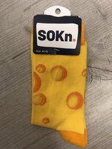 SOKn. trendy sokken "Say Cheese" maat 40-46  (Ook leuk om kado te geven !)