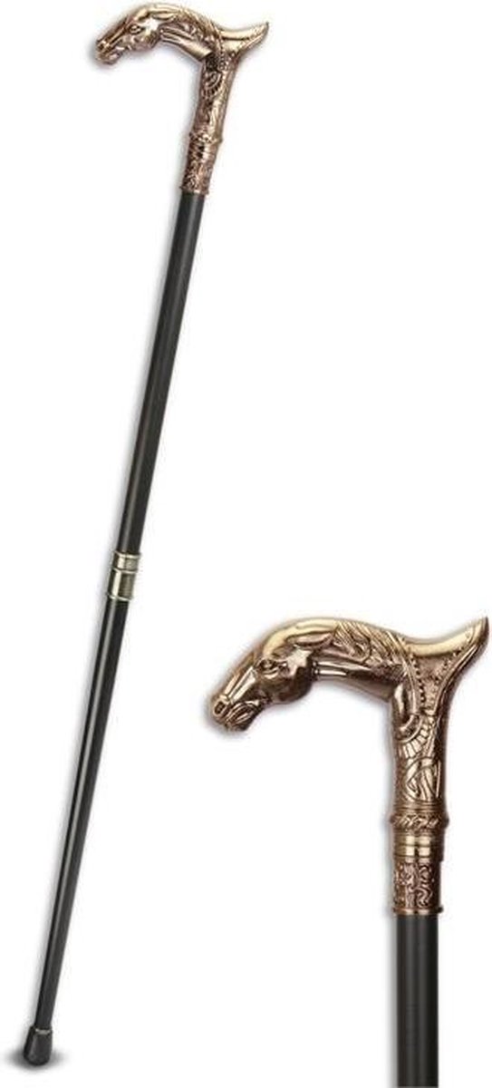 Wandelstok - Aluminium paardenkop - Klassiek