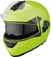 CRIVIT® System - Casque moto/scooter - Vert fluo - Taille M