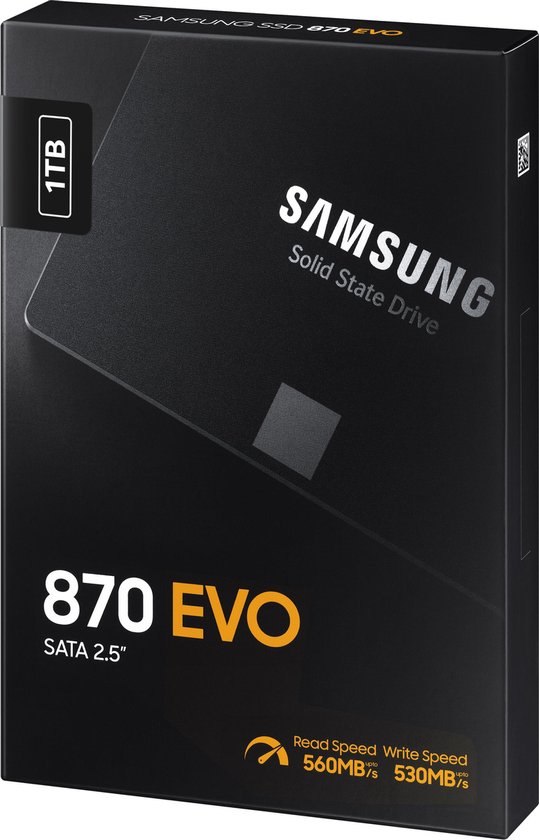 Samsung 870 EVO - Interne SSD - 2.5 Inch - 1 TB | bol