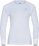Odlo Sportshirt/Thermische shirt - 10000 White - maat 34 (34) - Dames Volwassenen - Polyester- 159101-10000-34