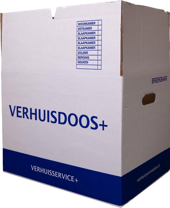 Verhuisdozen 5 stuks - 57 liter - Autolock verhuisdoos - Zelfsluitend - Geen tape