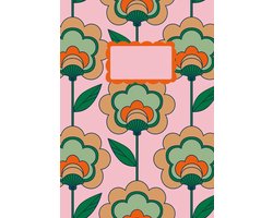 HappyBook - Week Planner - A4 - Weekplanner - Weekplan - Retro - Bloem - Roze - Oranje - Groen - Notities - To Do Lijstjes - Softcover - Elastiek - Effectiviteit - Schrijven - Business - Agenda - Zakelijke afspraken - Doelen behalen - Business Plan