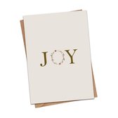 Kerstkaart joy