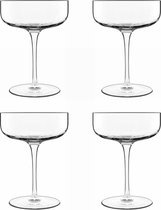 Luigi Bormioli Sublime Cocktailcoupe - Champagnecoupe  -  Cocktailglas 30cl - 4 stuks