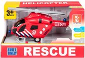 Mega Creative - Hélicoptère de Pompiers avec lumière et son et pièces mobiles