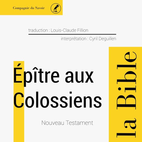 Épître aux Colossiens - cover