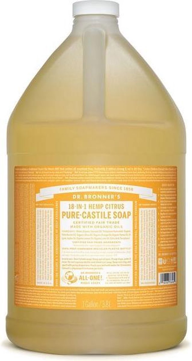 Goedkoopste Dr Bronners Liquid soap citrus 3800 Milliliter