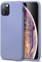iPhone 12 Pro hoesje paars case siliconen apple hoesjes cover hoes