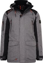 Wildstream - Heren Winterjas - Outdoorjas - Model Leeski - Grey-Maat L