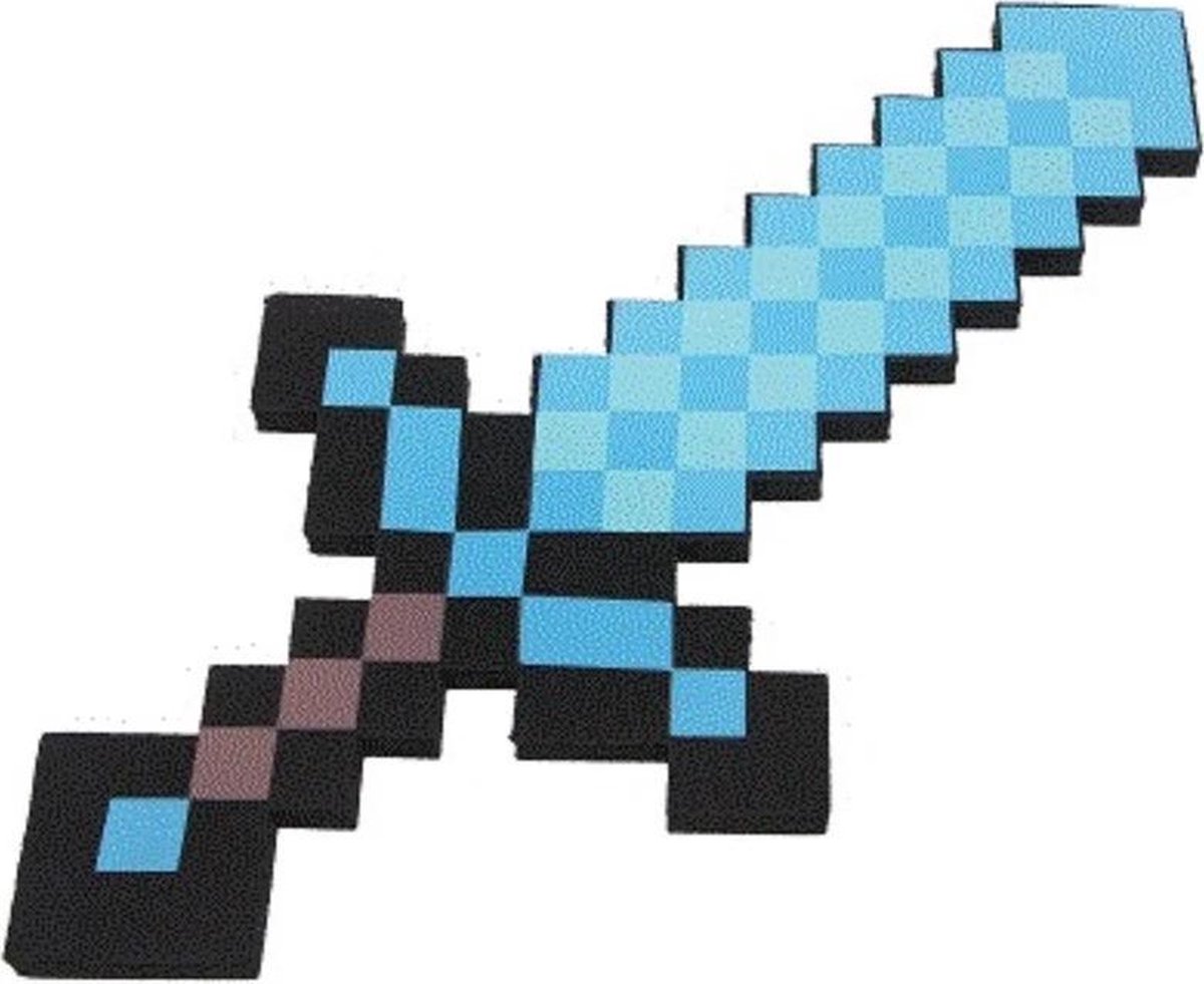Qblocks Minecraft Zwaard Minecraft Sword Diamond Sword Foam 45 Cm Bol Com