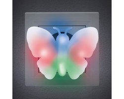 Product: Nachtlampje voor Kinderen - Kind Stopcontact Vlinder Lamp - Stopcontact Lampje Meisje - Babykamer en Kinderkamer, van het merk 