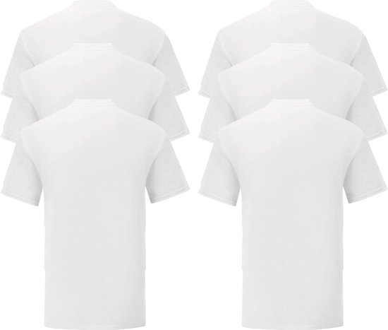 6 Pack T-shirt Hoge Kwaliteit Lichtgewicht - Heren - - M | bol.com