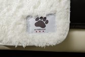 Pet Rebellion - Comfortabele deken voor uw huisdieren (100 x 170 cm) - Wit - Tapijt - Deurmat - Droogloopmat - Schoonloopmat - Anti Slip - Machine Wasbaar