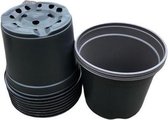 Pot d'élevage noir - Ø19cm, hauteur 15cm, 3 litres (10 pièces)