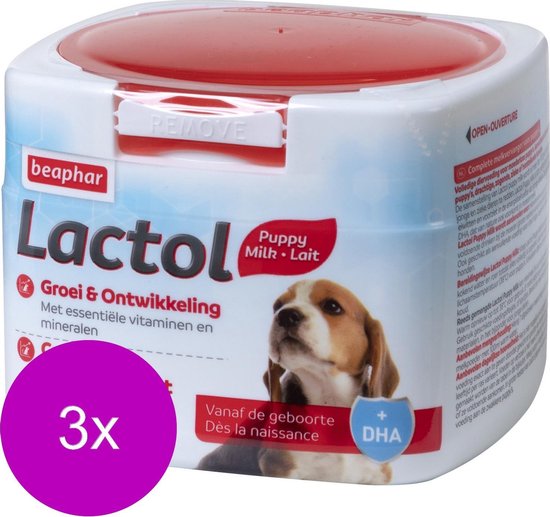 3x Beaphar Lactol Melk Puppy 250 gr