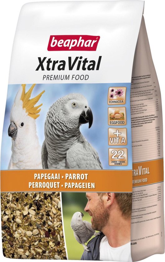 Beaphar Xtravital Papegaaienvoer - Vogelvoer - 2.5 kg