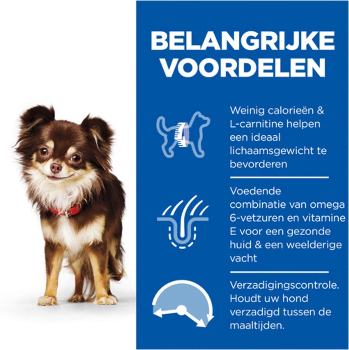 Hill's Canine Adult Light Small & Mini - Hondenvoer - Kip 1.5 kg thumbnail 4