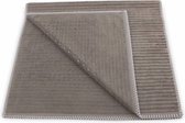 Hoogwaardige Bamboe Badmat Taupe | 70x140 | Anti-Slip Met Noppen | Heerlijk Zacht En Comfortabel