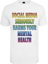 Urban Classics Heren Tshirt -M- Social Media Wit