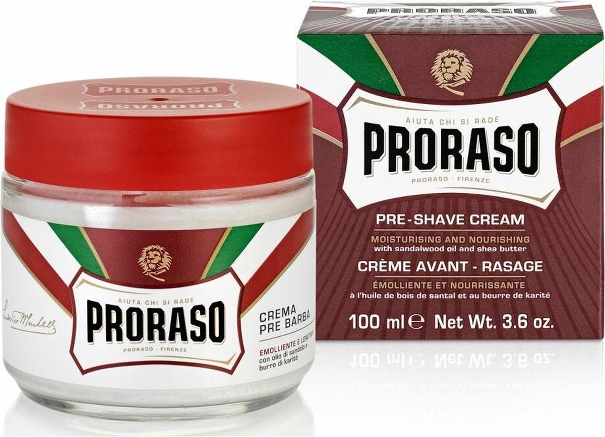 Goedkoopste Proraso Pre Shave Creme Sandalwood 100 ml