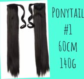 Clip In Ponytail  #1 black