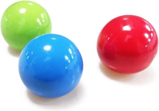 4x Sticky Balls - Fidget Tiys - Stress Verminderend - Tiktok Trend - Klevende Plafond Bal - Merkloos