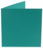 Papicolor Enveloppen & Kaarten Vierkant Turquoise (5stuks)