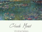 Allernieuwste Canvas Schilderij Claude Monet Waterlelies - Modern Impressionisme - Poster - 60 x 120 cm - Kleur