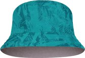 BUFF® Travel Bucket Hat AÇAI GREY-TURQUOISE M/L - Zonnehoed - Zonbescherming