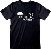 The Umbrella Academy Heren Tshirt -L- Logo Zwart