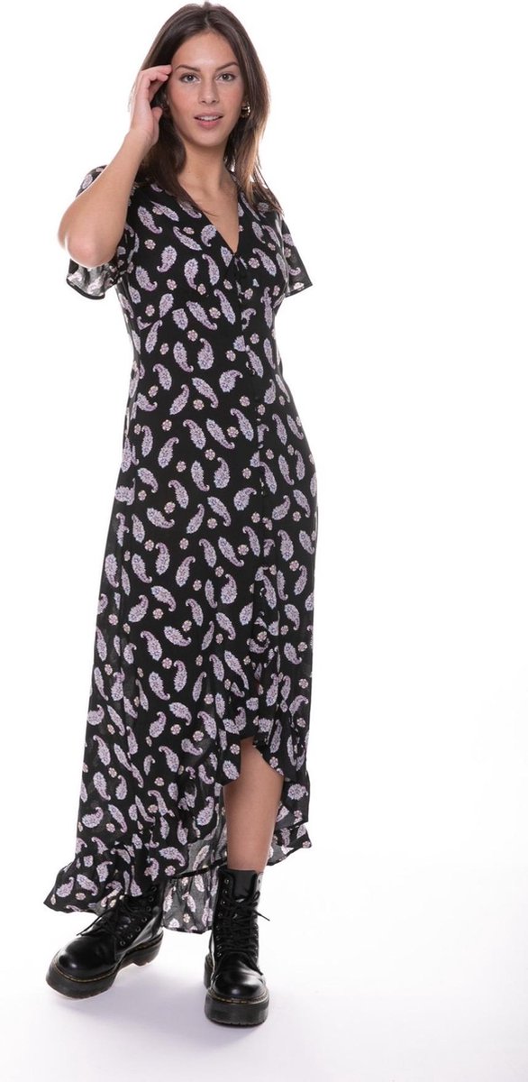 Tyra Paisley High Low Maxi Dress 