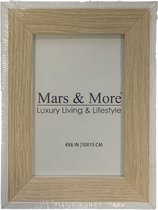 Mars & More - Fotolijst  - Wit Hout - 10x15cm