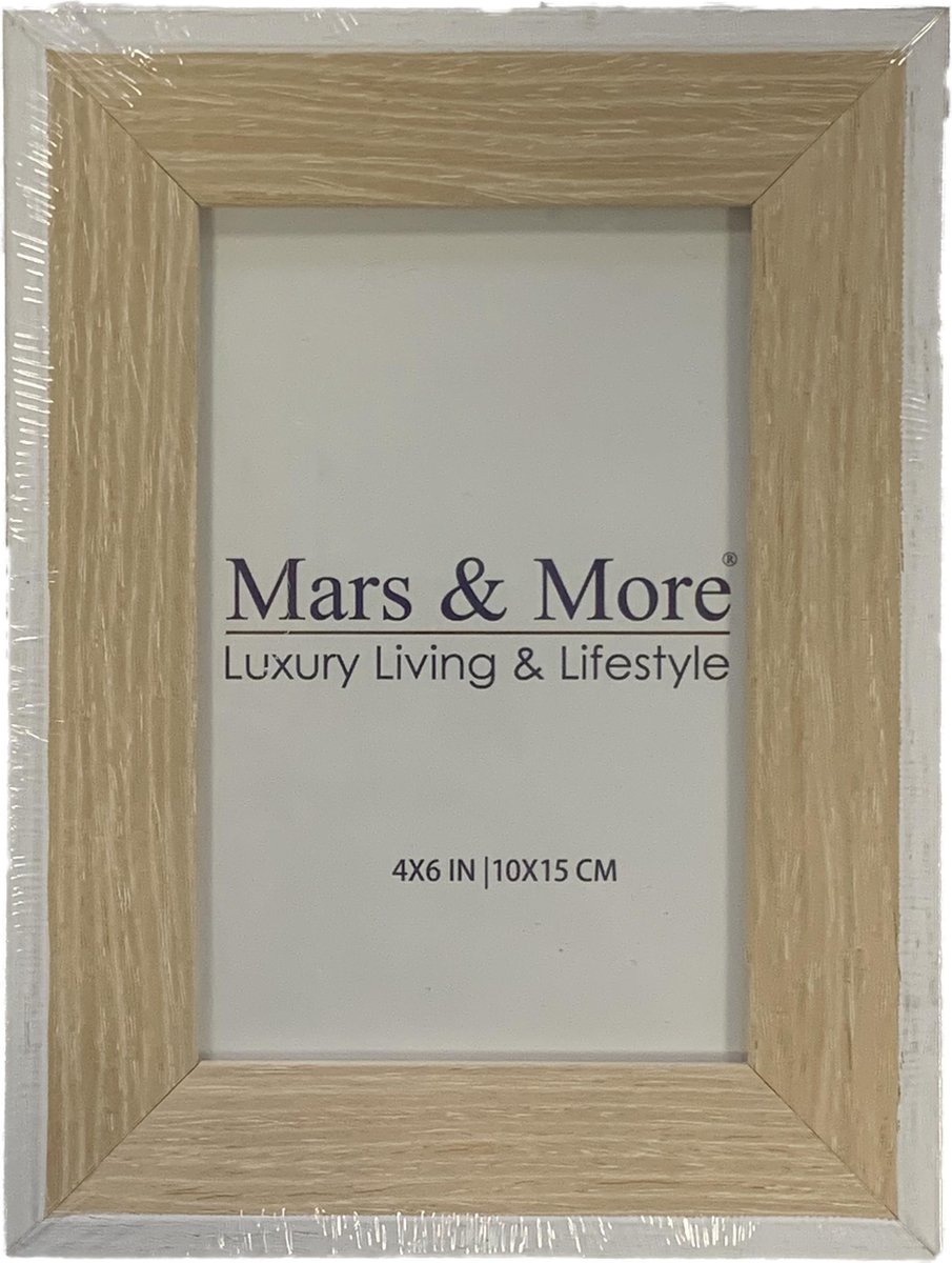 Mars & More - Fotolijst - Wit Hout - 10x15cm