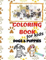 Dogs & Puppies coloring books for kids 4-8, sweet dogs