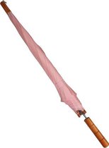Paraplu EVELINE - Licht roze - Hout / Metaal / Polyester - l 67 cm