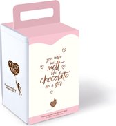MoMe - Coffret cadeau Choc-o-lait: VALENTINE - Bâtonnets de chocolat chaud (9 portions)