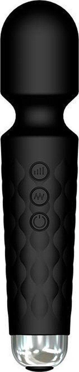 Goedkoopste Vibrator en Massage Staaf - Voor Vrouwen & Mannen - Intens Fijne Vibrator - Draadloze Massage - Vibrator Massage Staaf met Magische Vibratie Standen - Compact - Zwart - Zeer Discreet