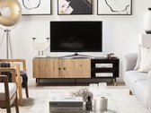 Beliani ABILEN - TV-meubel - zwart - vezelplaat