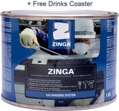Zinga Zinga verf - primer - metaalverf - coating - koudgalvanisatie - 1 kg - Zinkgrijs