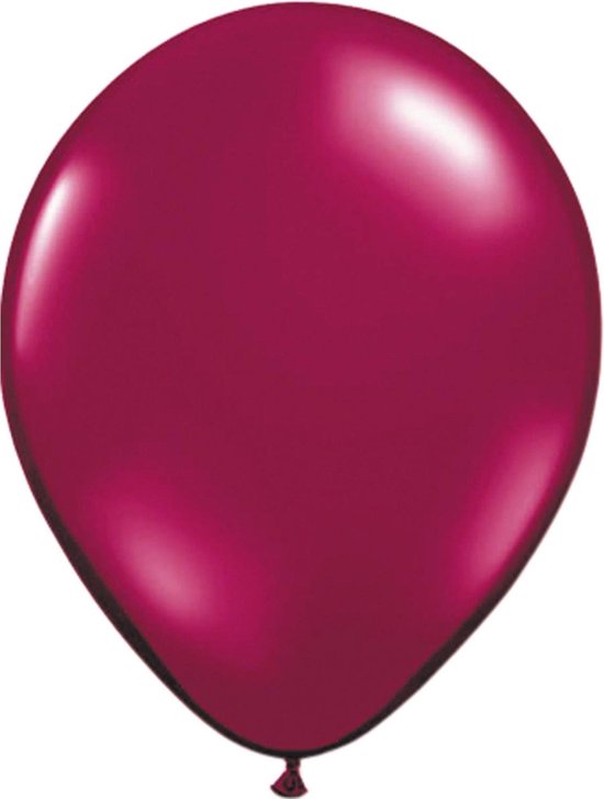 Folat Ballonnen Burgundy 30 Cm Latex Bordeaux 100-delig