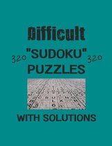 Difficult 320 Sudoku Puzzles with solutions